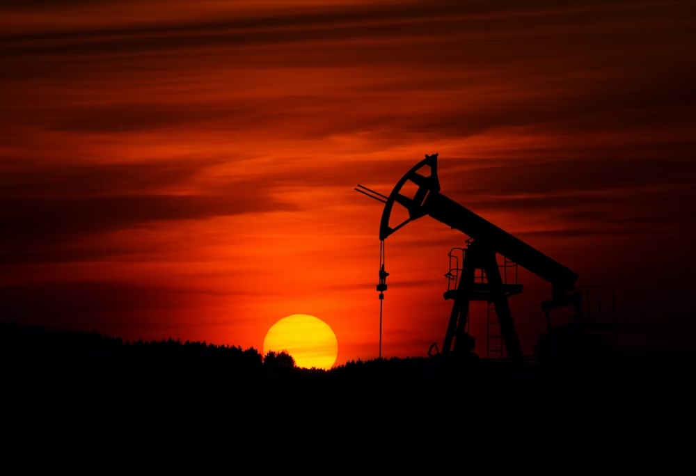 Bohranlage im Einsatz